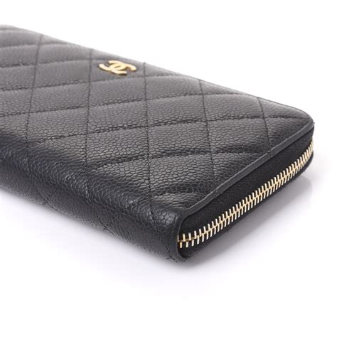 chanel classic zip around wallet|chanel large zip around wallet.